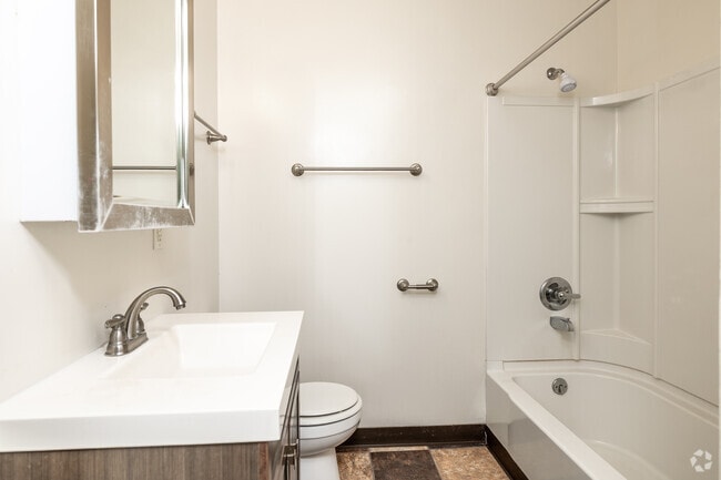 2BR, 1BA - 675 SF - Bathroom - Adventureland Village