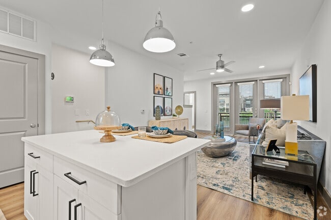 1BR, 1.5BA - 1,076SF Green Teal