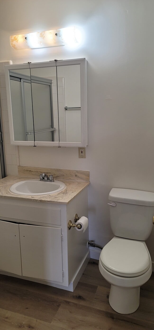 Apt 20 bathroom - Via Del Amo Apartments