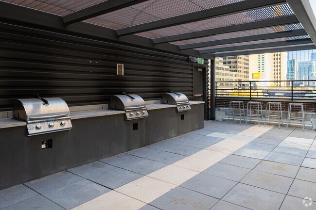 Outdoor Rooftop - Grills - Auraria Lofts - Historical Access