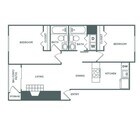 2bx2b renovated | 970 sq ft