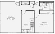 1BR/1BA