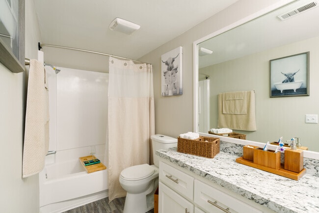 1BR, 1BA - 704SF - Bathroom