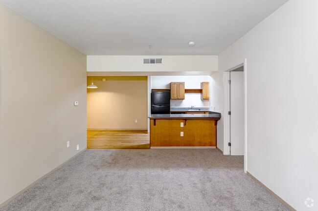 3BR, 2BA - 1,200SF - Living Room