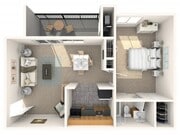 1 Bedroom, 1 Bath