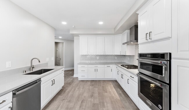 Penthouse kitchen with premium finishes