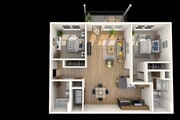 2 Bedrooms 2 Bathrooms