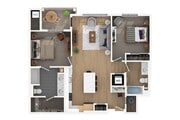 B1 2 BEDROOM | 2 BATH 1,120 SQ. FT