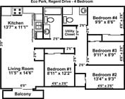 4BR/2BA