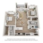 Two Bedroom Floor Plan