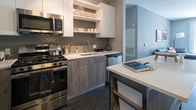 European style cabinetry and movable kitchen islands