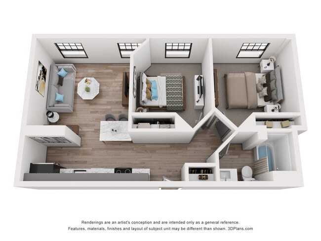 Unit A - Monterey Apartments