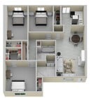 3 Bedroom / 2 Bath