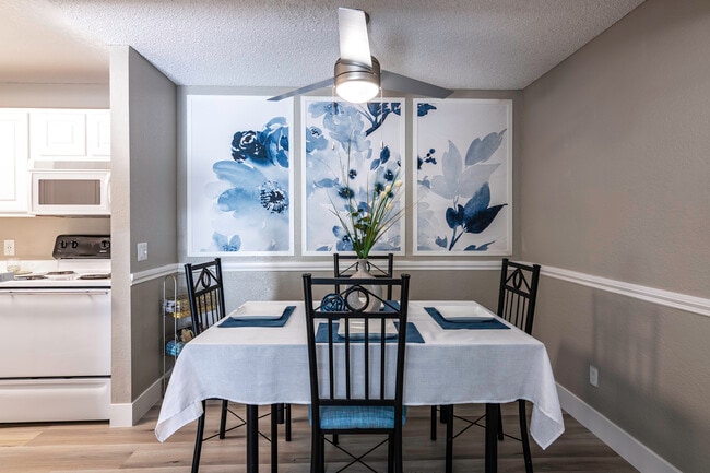 Two Bedroom Model Home Dining Area