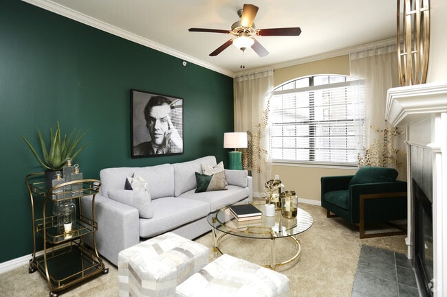 1BR,1BA W/DEN - 1000SF B1 - LIVING AREA