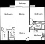 2BR/2BA