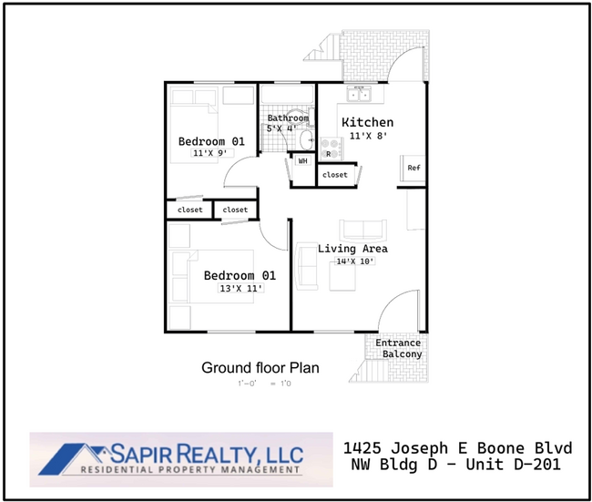 Building Photo - 1425 Joseph E. Boone Blvd NW Unit D-201 Rental