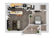 A1 | 1BD, 1BA | 548SF