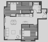 2BR/1BA