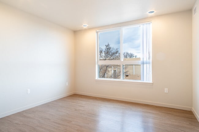 Living Room with oversized window
