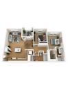 B2 floor plan The Hawthorne