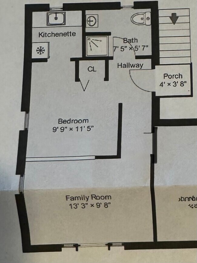 23 3rd St Unidad Attached Studio
