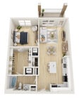 1C floor plan The Willow
