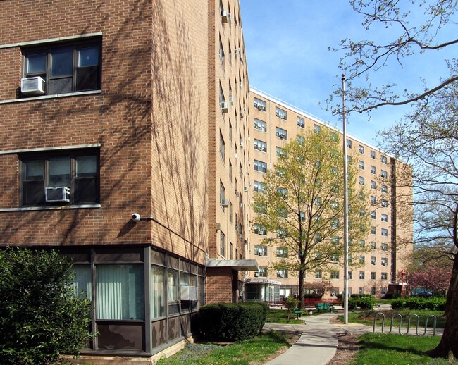 View from the northwest - J. William Farley Towers
