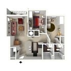 The Williams | 2 Bed 2 Bath | 801 sq ft | Creeks on Kirklevington | Apartments in Lexington