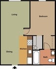 1BR/1BA