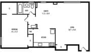 1BR/1BA