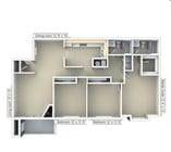 3BR/2BA
