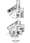C1 floor plan The Braden on Fifth