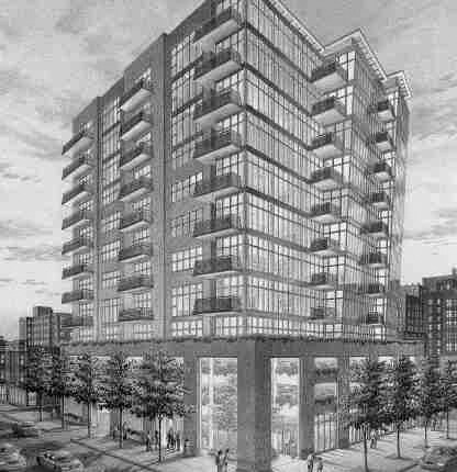Artist's Rendering (B&W) - The Parvenu