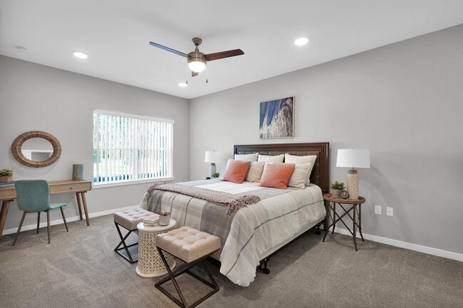 2 Bedroom Inside Apartment - Master Bedroom