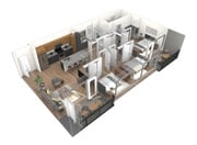 The Dillon Three Bedroom - Two Bath