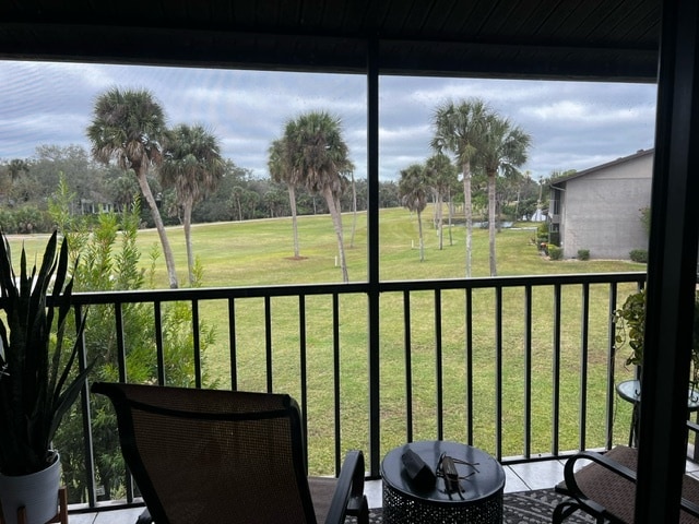 View from screened in lanai