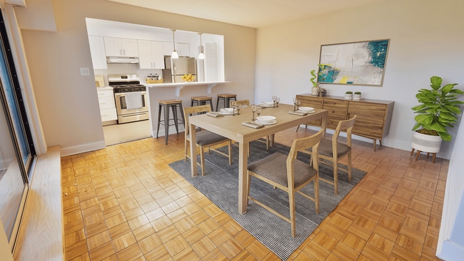 Dining Room Staged
