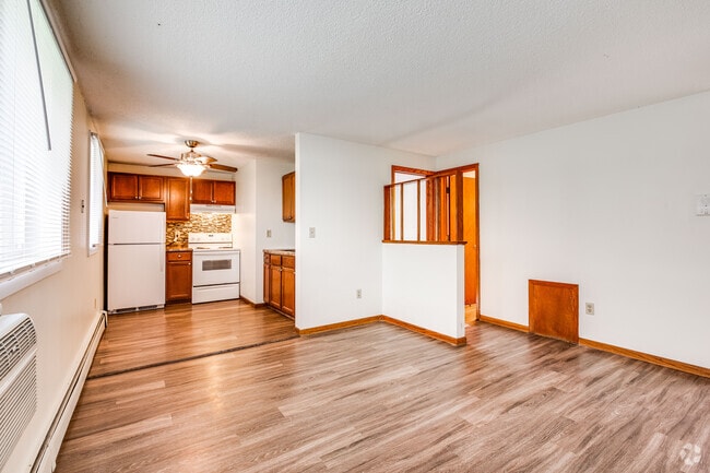 2300 Aldrich - 1HAB, 1BA - Sala de estar y cocina
