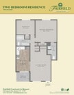 Two Bedroom, 932 SF