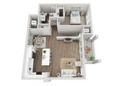Floor Plan 1F | Seasons at Mount Pleasant | Apartments in Mount Pleasant, WI