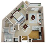 Avana Westside - Ardmore RA - 1 Beds - 1 Baths - 831 Sq. ft.