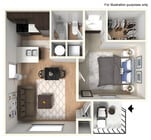 555 Square Feet