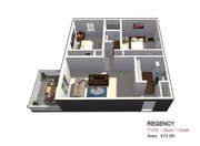 Two Bed / One Bath