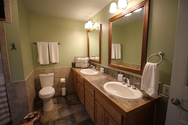 Bathroom with double sinks