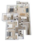 Three Bedroom Two Bath