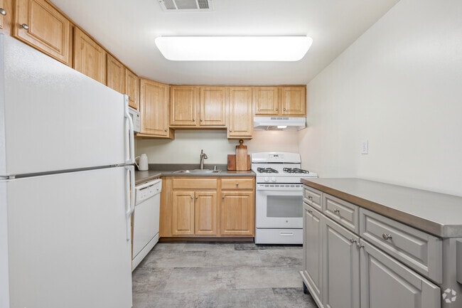 2BR, 1BA - 922SF - Kitchen - Winston Apartments