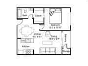 1BR/1BA