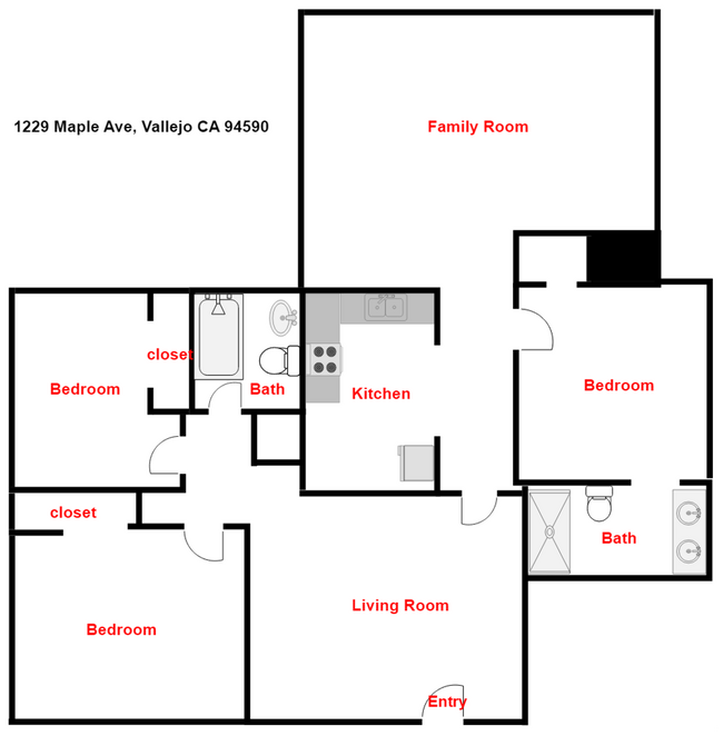 Photo - Well Maintained 3 Bedroom, 2 Bath Home
