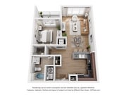 A2 Telfair_1Bed_1Bath_827 Sq Ft